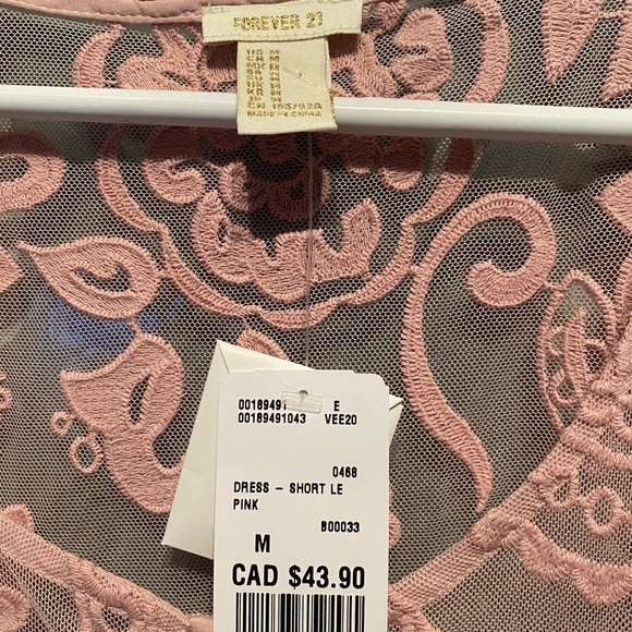 Shear Pink Babydoll Dress - Picture 2 of 2